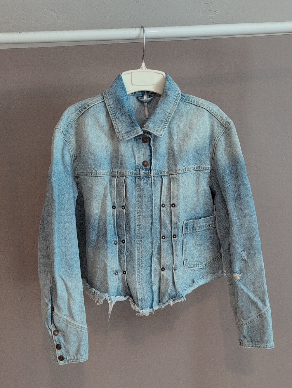 Free People Dillion Denim Jean Jacket Small